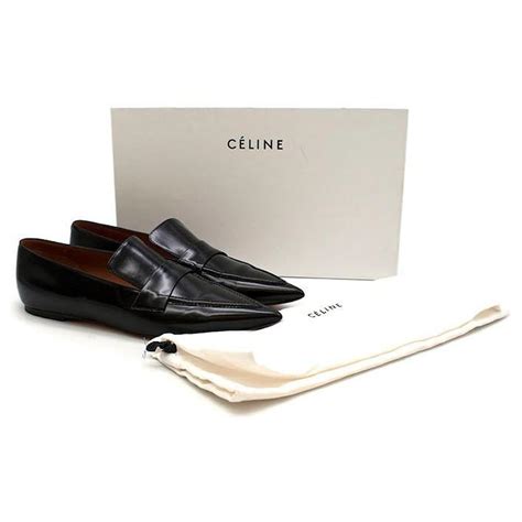 celine pointy loafers